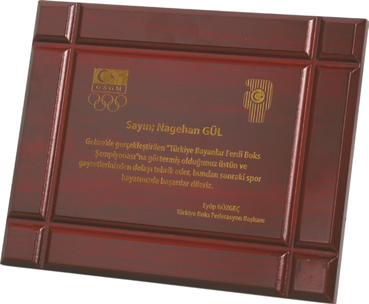 Mdf-02 Ahşap Plaket